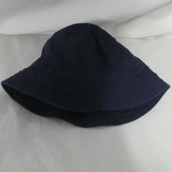 H&M | 6-8 years | Navy Cotton Bucket Hat With White Embroidered Palm Tree - Picture 2 of 9